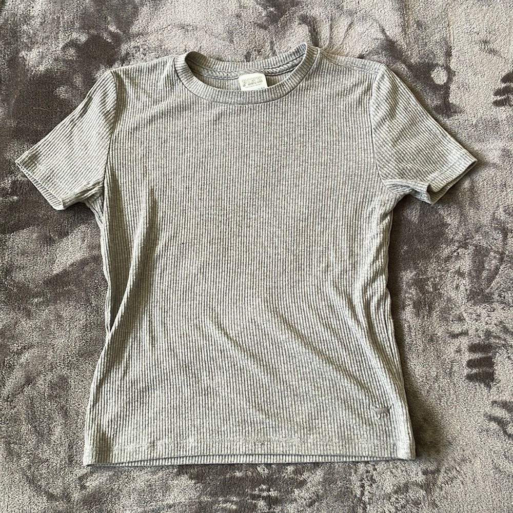 Pink grey T-shirt